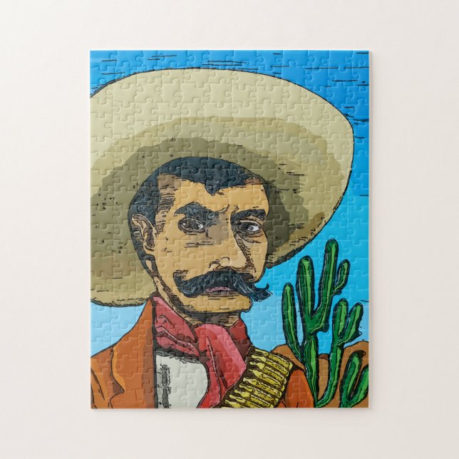 Desperado in Desert Jigsaw Puzzle (Vertical)