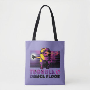 Despicable Me   Minion Trouble on the Dance Floor Tote Bag