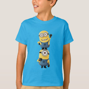 Despicable Me   Minions Carl & Tom Stacked T-Shirt