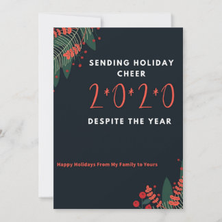 Despite 2020 holiday card
