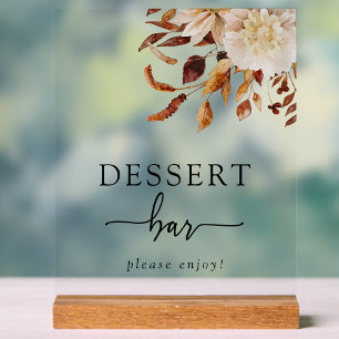 Dessert Bar Acrylic Sign