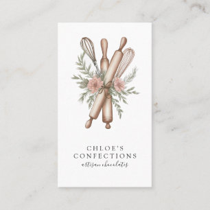 Dessert Caterer Baker's Tools Business Card