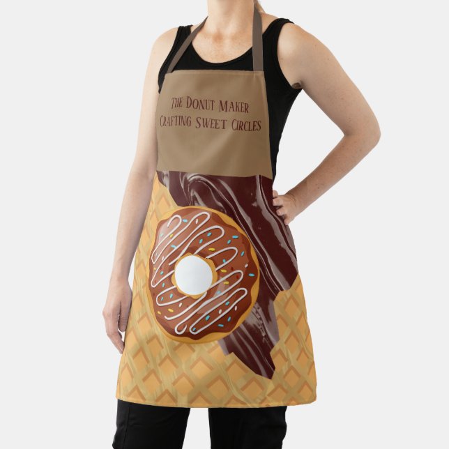 Dessert,Doughnut Choco Glaze, Chocolate Melted  Apron (Insitu)