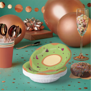 Dessert,Doughnut,Doughnut Go Break My Summer Heart Paper Plate