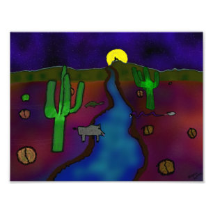 Dessert Drawing Photo Print