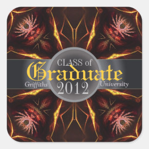 Dessert Flowers Award Graduation Sticker