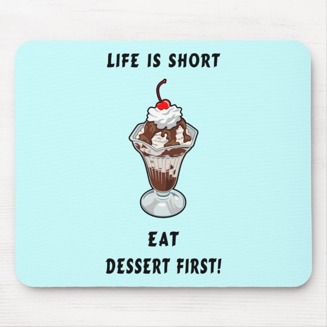Dessert Life Mouse Pad (Front)