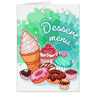 Dessert Menu Collection
