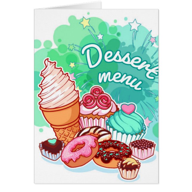 Dessert Menu Collection (Front)