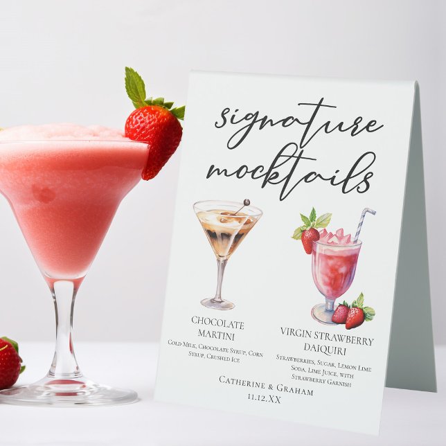 Dessert Mocktails Chocolate Martini Strawberry (Creator Uploaded)
