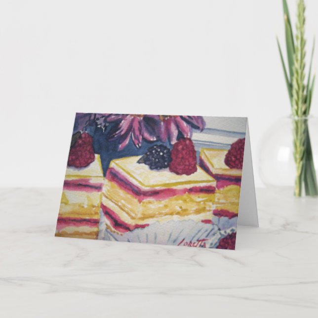 Dessert Pastry Card (Front)