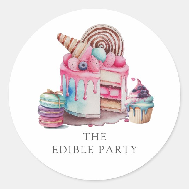 Dessert Pastry Chef Baker Product Labels (Front)