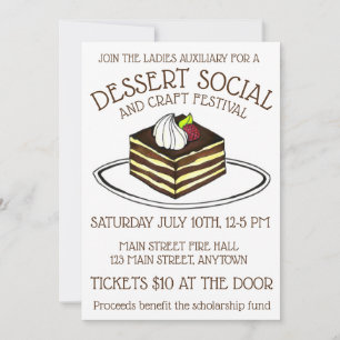 Dessert Social Bake Sale Tiramisu Italian Food