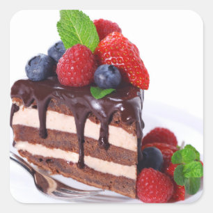 DESSERT! SQUARE STICKER