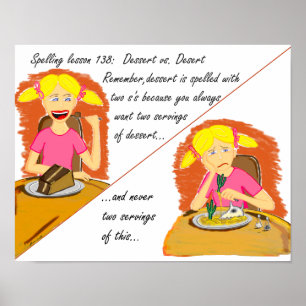 Dessert vs. Desert Poster