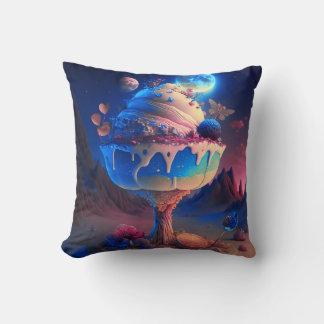 DESSERT x DESERT - Delicious Cake Fantasy Art Cushion