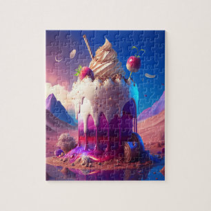 DESSERT x DESERT - Delicious Cake Fantasy Art Jigsaw Puzzle