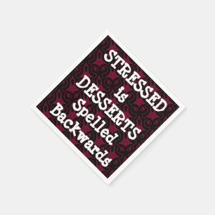 Desserts Cocktail Paper Napkins