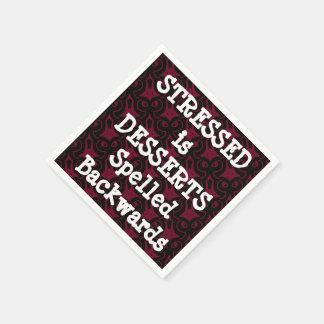 Desserts Cocktail Paper Napkins