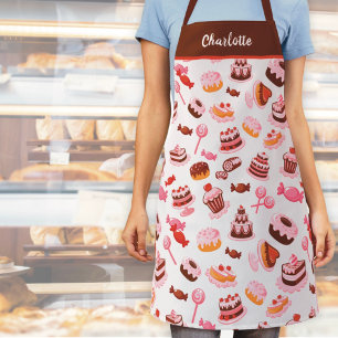 Desserts Sweets Pink Apron