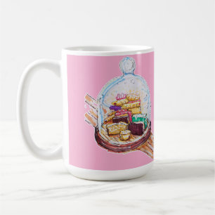 Desserts Under Glass Dome Coffee Mug