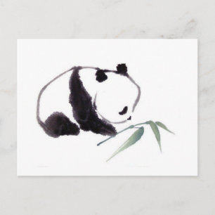 Dessin panda postcard