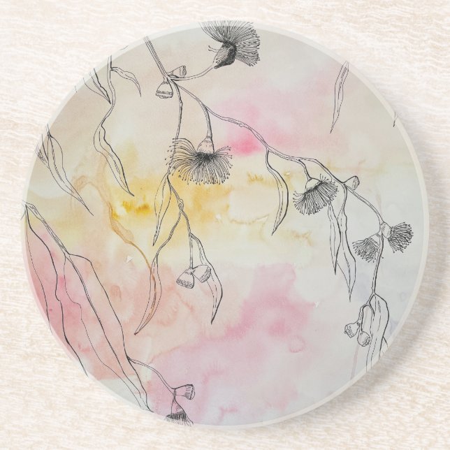 dessous de verre en grés coaster (Front)