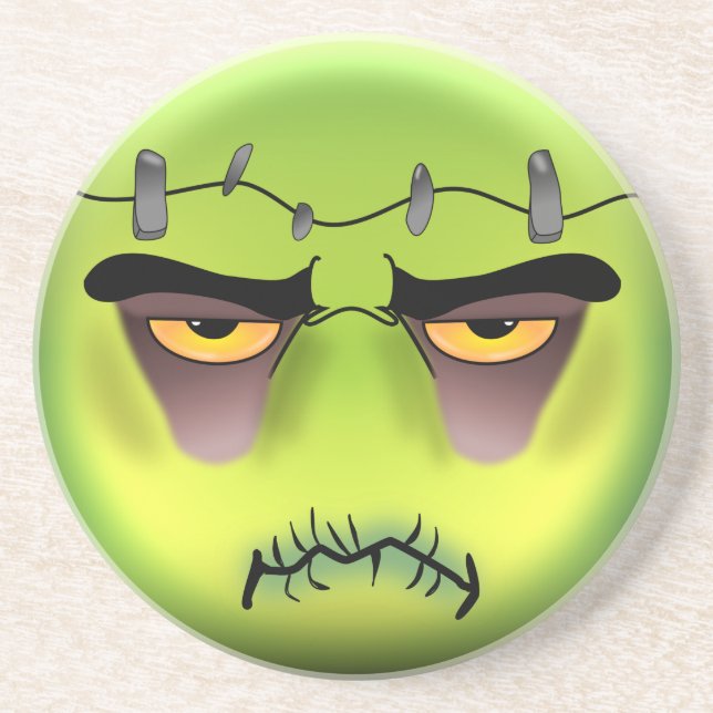 Dessous De Verre En Grès Frankenmoji Coaster (Front)