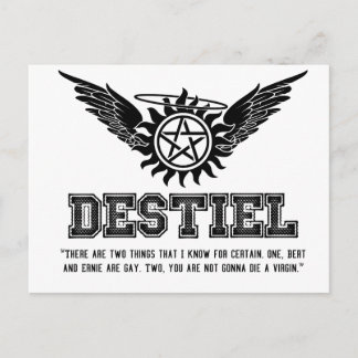 Destiel Quote Series - #10 Postcard