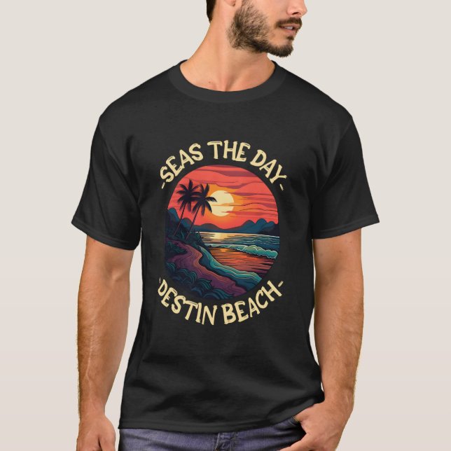 Destin Beach Beach Sayings T-Shirt (Front)