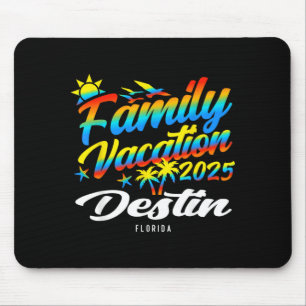 Destin Beach Florida Family Matching Vacation Mouse Pad