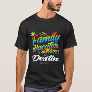 Destin Beach Florida Family Matching Vacation Summ T-Shirt