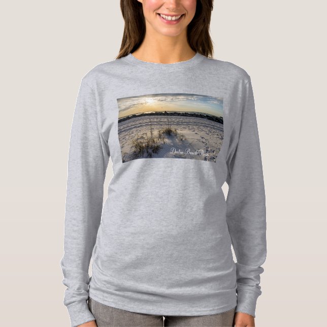 Destin Beach Florida Jetty Suns Long Sleeve Tshirt (Front)