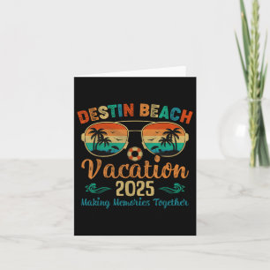 Destin Beach Florida Vacation 2025 Friends Family  Card