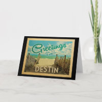 Destin Beach Vintage Travel