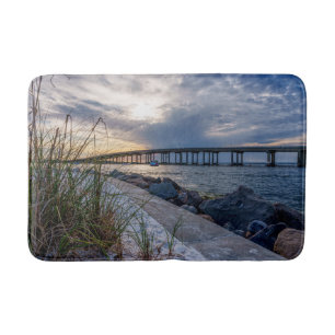 Destin East Pass Sunset Bath Mats