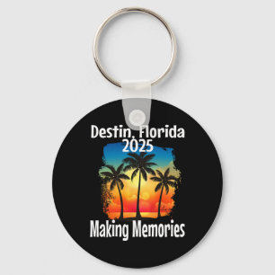Destin Florida 2025 Making Memories Beach Vacation Key Ring