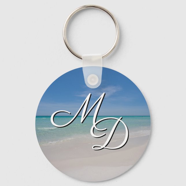 Destin Florida Beach Key Chain (Front)