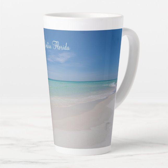 Destin Florida Beach Latte Mug (Right Angle)