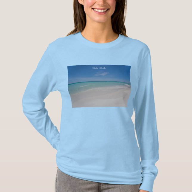 Destin Florida Beach Long Sleeve T-shirt (Front)
