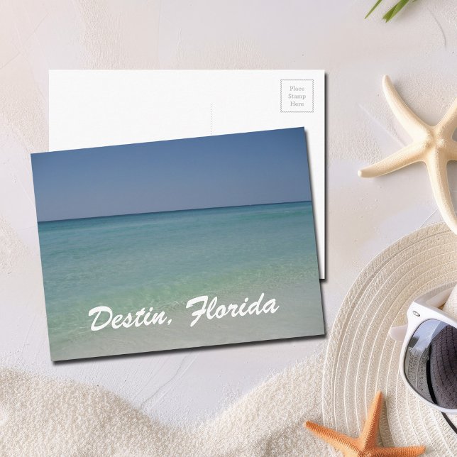 Destin Florida Beach Ocean Vacation Travel Photo Postcard (Creator Uploaded)