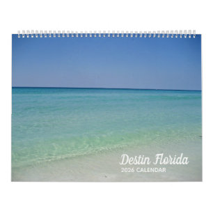 Destin Florida Beach Photography Seaside 2026 Wall Calendar