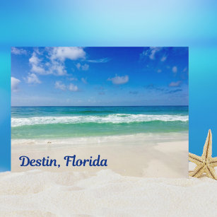 Destin Florida Beach Photography Vacation Postcard
