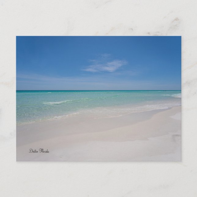 Destin Florida Beach Postcard (Front)