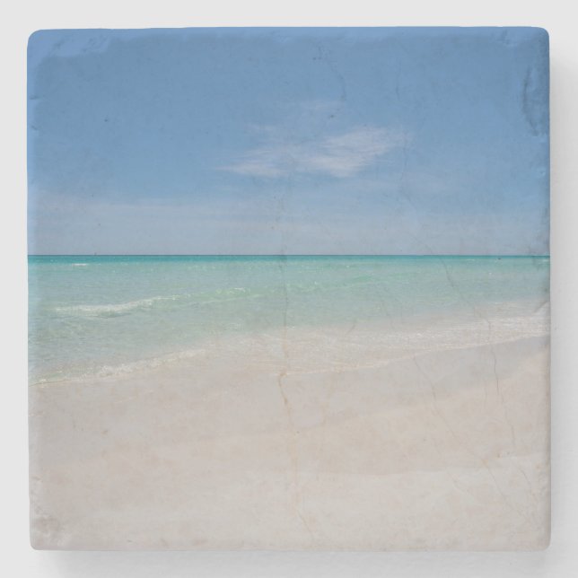 Destin Florida Beach Stone Coaster (Front)
