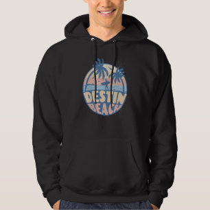 Destin Florida Beach Surf Summer Vacation Vintage Hoodie