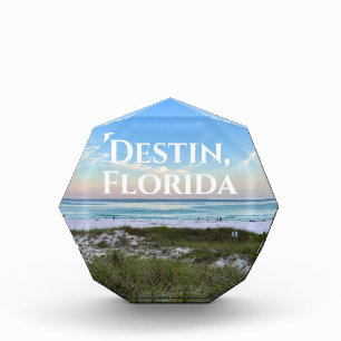 Destin Florida Beautiful Sunset Beach Photography Photo Block