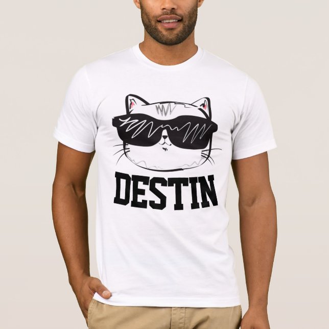 DESTIN  Florida cat T-shirts (Front)
