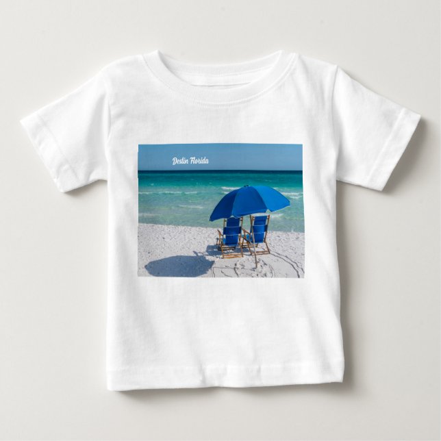Destin Florida Chairs And Umbrella Toddler T-shirt (Front)