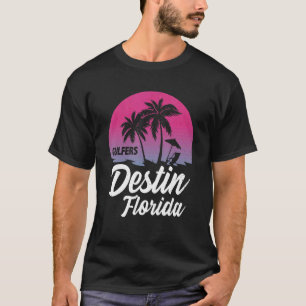 Destin Florida Cool Retro Gulfers T-Shirt